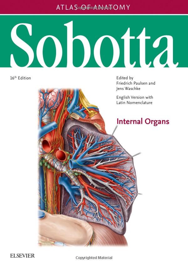 Sobotta Atlas of Anatomy, Vol. 2, 16th ed., English/Latin: Internal Organs 16th Edition