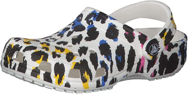 Crocs Unisex-Adult Classic Animal Print Clogs | Zebra and Leopard Shoes