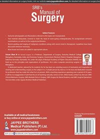 Srb’s Manual of Surgery 5th Edition