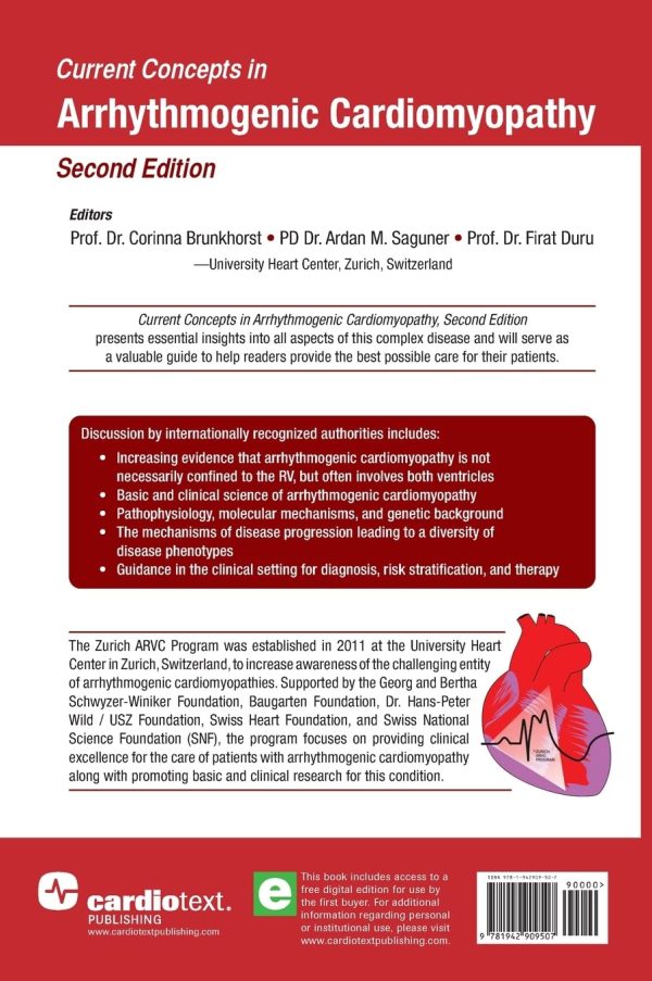Current Concepts in Arrhythmogenic Cardiomyopathy, Second Edition Hardcover – March 15, 2021 by Corrinna Brunckhorst (Author, Editor), Ardan M. Saguner (Author, Editor), Firat Duru (Author, Editor)