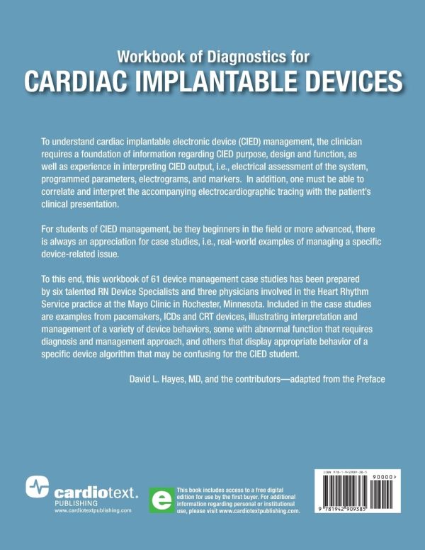 Workbook of Diagnostics for Cardiac Implantable Devices Workbook Edition