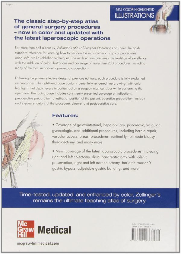 Zollinger’s Atlas of Surgical Operations, 9th Edition