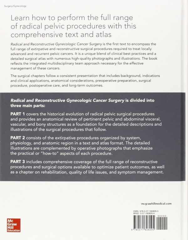 Radical and Reconstructive Gynecologic Cancer Surgery 1st Edition by Robert Bristow (Author), Dennis Chi (Author)