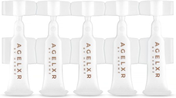AGELXR – Instant Wrinkle Remover (30 Vials 0.6ml Each) – Quickly Tightens Wrinkles, Fine Lines and Diminishes Puffy Eyes. Instant Facelift Serum – Anti-Aging Formula with Argireline®