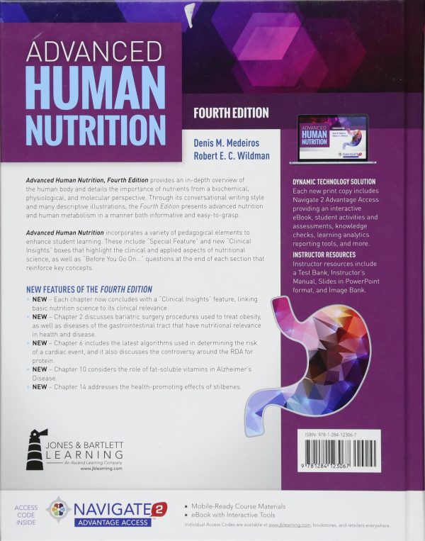 Advanced Human Nutrition 4th Edition by Denis M Medeiros (Author), Robert E.C. Wildman (Author)