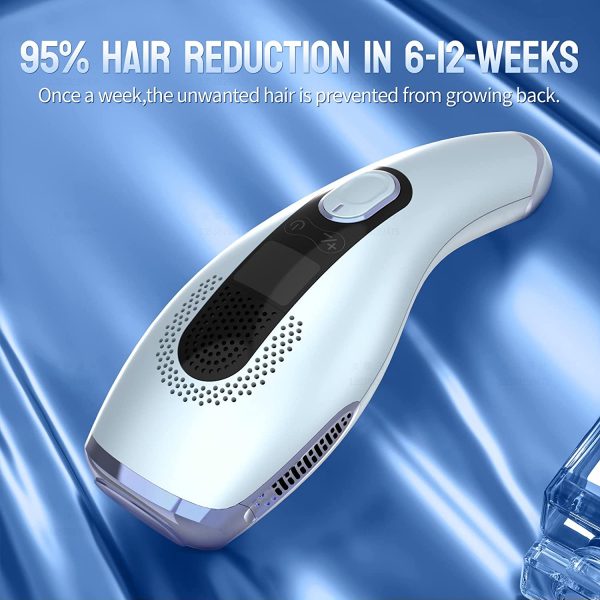 DEESS Laser Hair Removal for Women and Men, GP592 Unlimited Flashes Sapphireplanar Cold Light with ICE Cooling,at-Home Painless Permanent IPL Hair Remover Device for Face Arms Armpits Legs Bikini Body