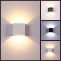 Wall Lamps up&down white Square