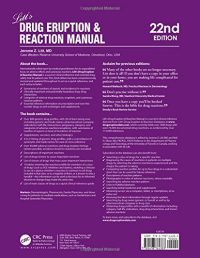 Litt’s Drug Eruption and Reaction Manual, 22nd Edition 22nd Edition by Jerome Z. Litt (Author), Neil Shear (Author)