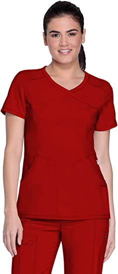 Cherokee Infinity Women Scrubs Top Mock Wrap 2625A - Image 16