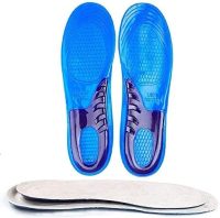 1 Pair Silicone Gel Sport Insoles Orthotic Arch Support Shock Absorption Shoes Pad, Size M