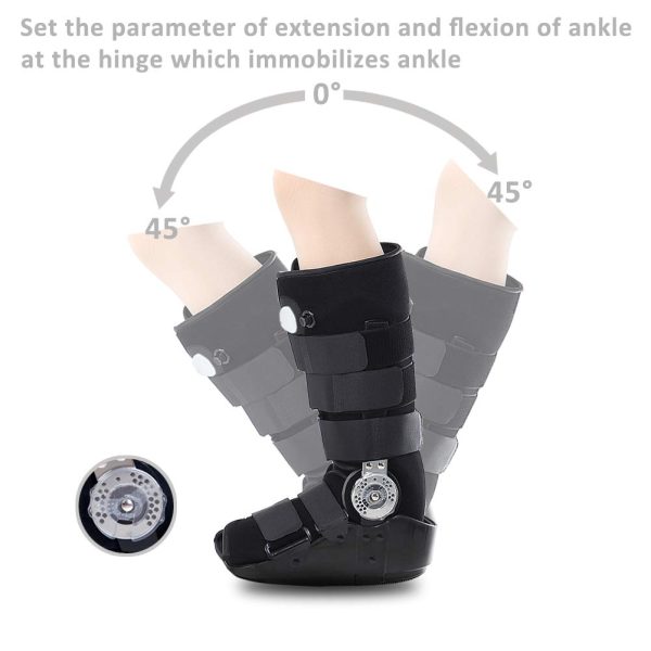 Air Cam Walker Fracture Boot, Walking Boot for Sprained Ankle, Stress Fracture, Broken Foot. Orthopedic Boot (L:Foot Length 10.8-11.5Inch)