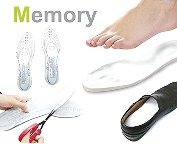 Memory foam shoe inserts to fit all sizes