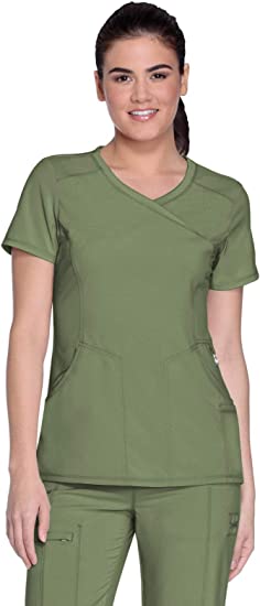 Cherokee Infinity Women Scrubs Top Mock Wrap 2625A - Image 14