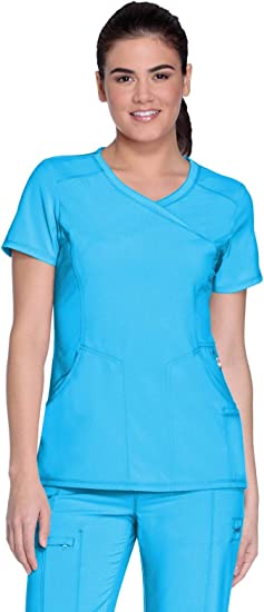 Cherokee Infinity Women Scrubs Top Mock Wrap 2625A - Image 19