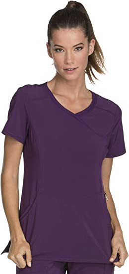 Cherokee Infinity Women Scrubs Top Mock Wrap 2625A - Image 9