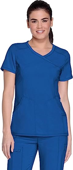 Cherokee Infinity Women Scrubs Top Mock Wrap 2625A - Image 17