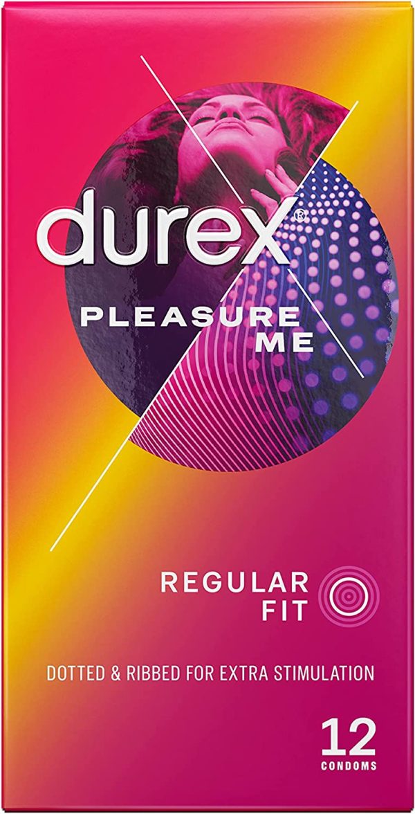 durex Pleasure Me Condoms, Pack of 12