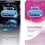 Durex Extra Time & Extra Ribbed Condoms (20S)