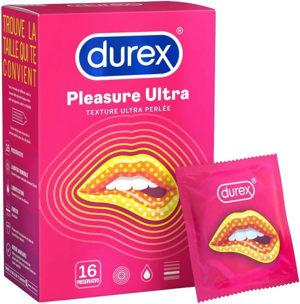 Durex – Set of 4 Pleasure Ultra Condoms – 4 x 16 Pieces