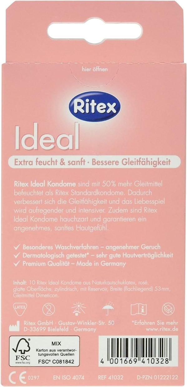 RITEX Condom Ideal (Extra Moist) Pack Of 10