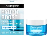 Hydro Boost Hyaluronic Acid Hydrating Face Moisturizer Gel-Cream to Hydrate and Smooth Extra-Dry Skin, 1 Box of 1.7 oz
