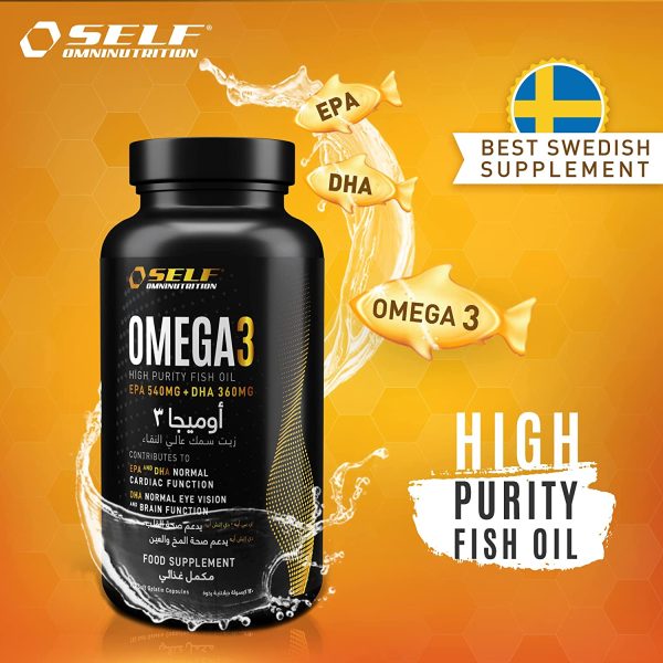 SweMoc Omega3 Fish Oil – 540 EPA + 360 DHA