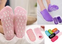 Moisturizing Gel Socks, Ultra-Soft Moisturizing Socks with Spa Quality Gel for Moisturizing, Gel Socks Helps Repair Dry Cracked Skins,Spa Gel Heel Socks for Woman (Color May Vary)