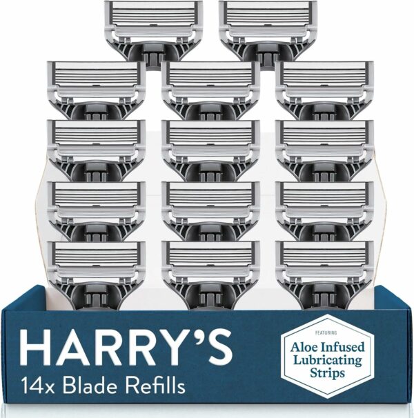 Harry's Razor Blades for Men - 14 Count - Premium Razor Blade Refill Cartridges