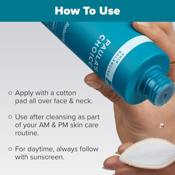 Paula’s Choice SKIN BALANCING Pore-Reducing Face Toner for Combination and Oily Skin, Minimizes Large Pores, Controls Oil & Shine, Hydrates & Replenishes, Suitable for Acne-Prone Skin