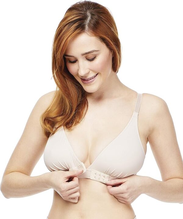 Carole Martin Crossover Bra with Enhanced Comfort and Adjustable Hook and Eye Closure