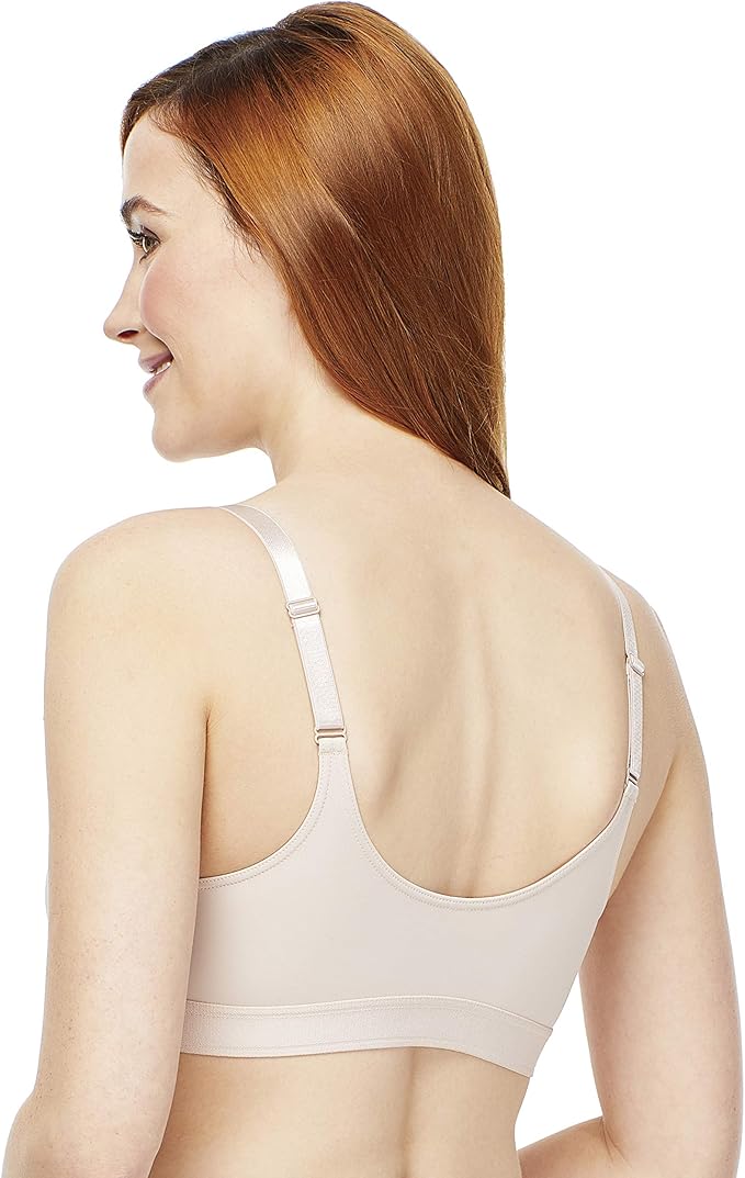Carole Martin Crossover Bra with Enhanced Comfort and Adjustable Hook and Eye Closure - Image 3