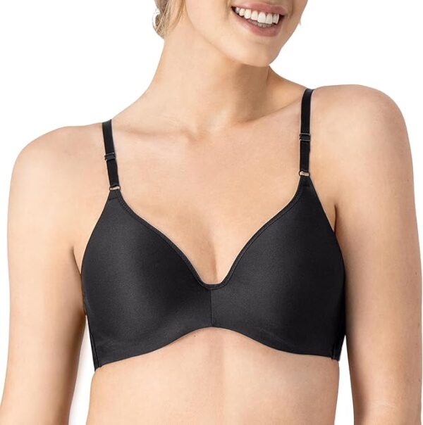 Hanes Women’s Invisible Look Underwire Adjustable T-Shirt Bra (2 Pack)