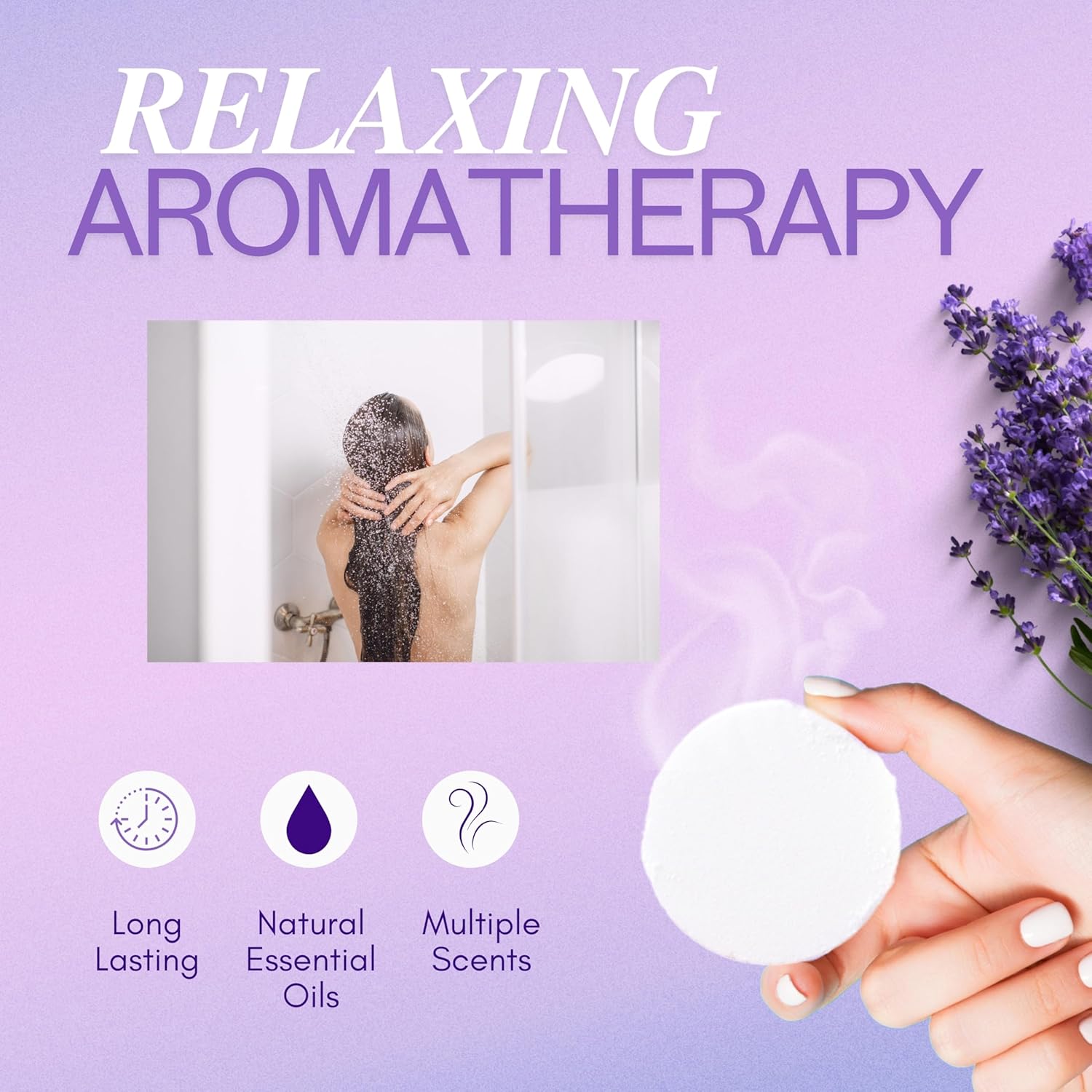 Shower Steamers - Assorted Aromatherapy 6 Pack - Gift for Her, Mothers Day Gifts, Birthday Gifts for Mom, Home Warming, Gift Ideas - Image 2