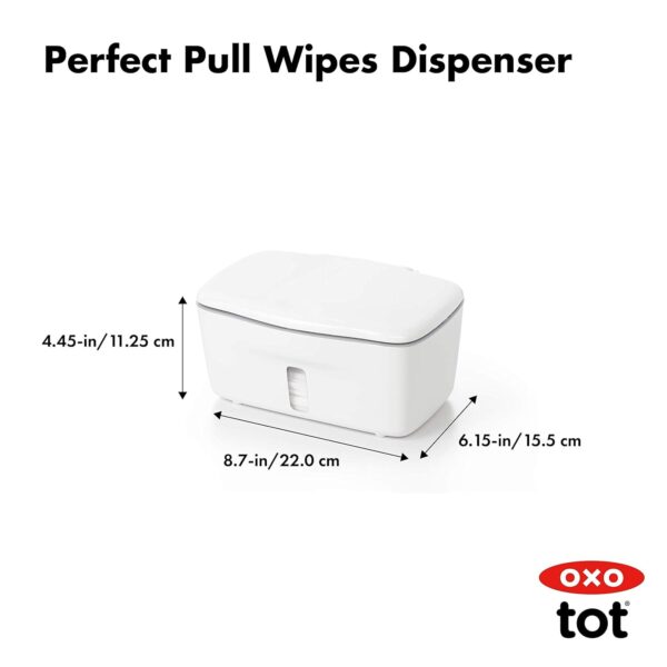 OXO Tot Perfect Pull Wipes Dispenser, Baby Wipe Holder
