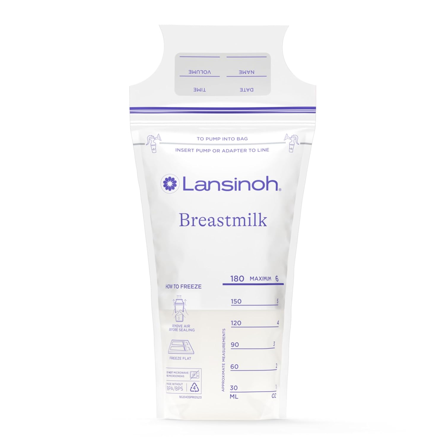 Lansinoh Breastmilk Storage Bags, 200 Count Value Pack, Baby Essentials, Fast Freeze & Thaw Breast Milk Bags for Baby Bottle Feeding, Superior Strength & Stretch, 6 Ounce - Image 10