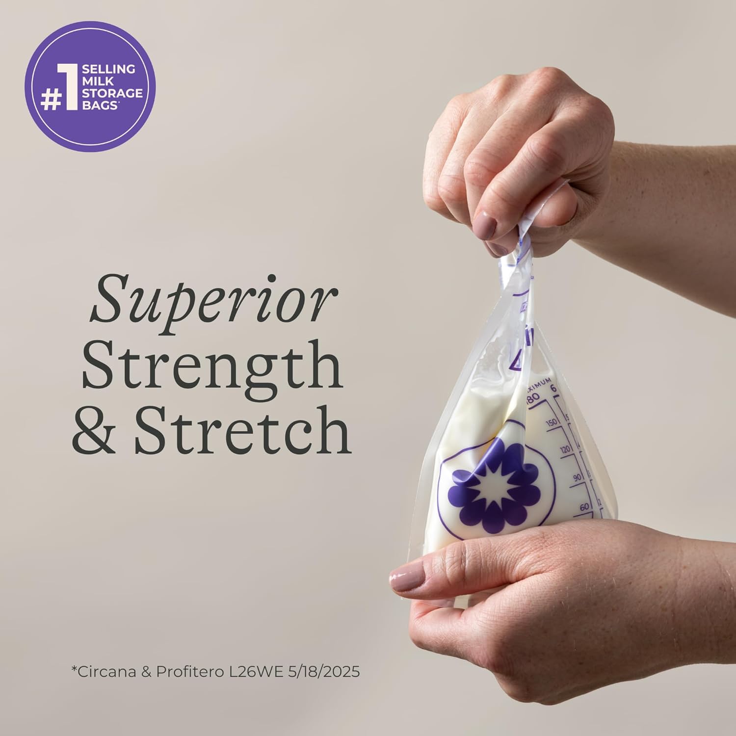 Lansinoh Breastmilk Storage Bags, 200 Count Value Pack, Baby Essentials, Fast Freeze & Thaw Breast Milk Bags for Baby Bottle Feeding, Superior Strength & Stretch, 6 Ounce - Image 4