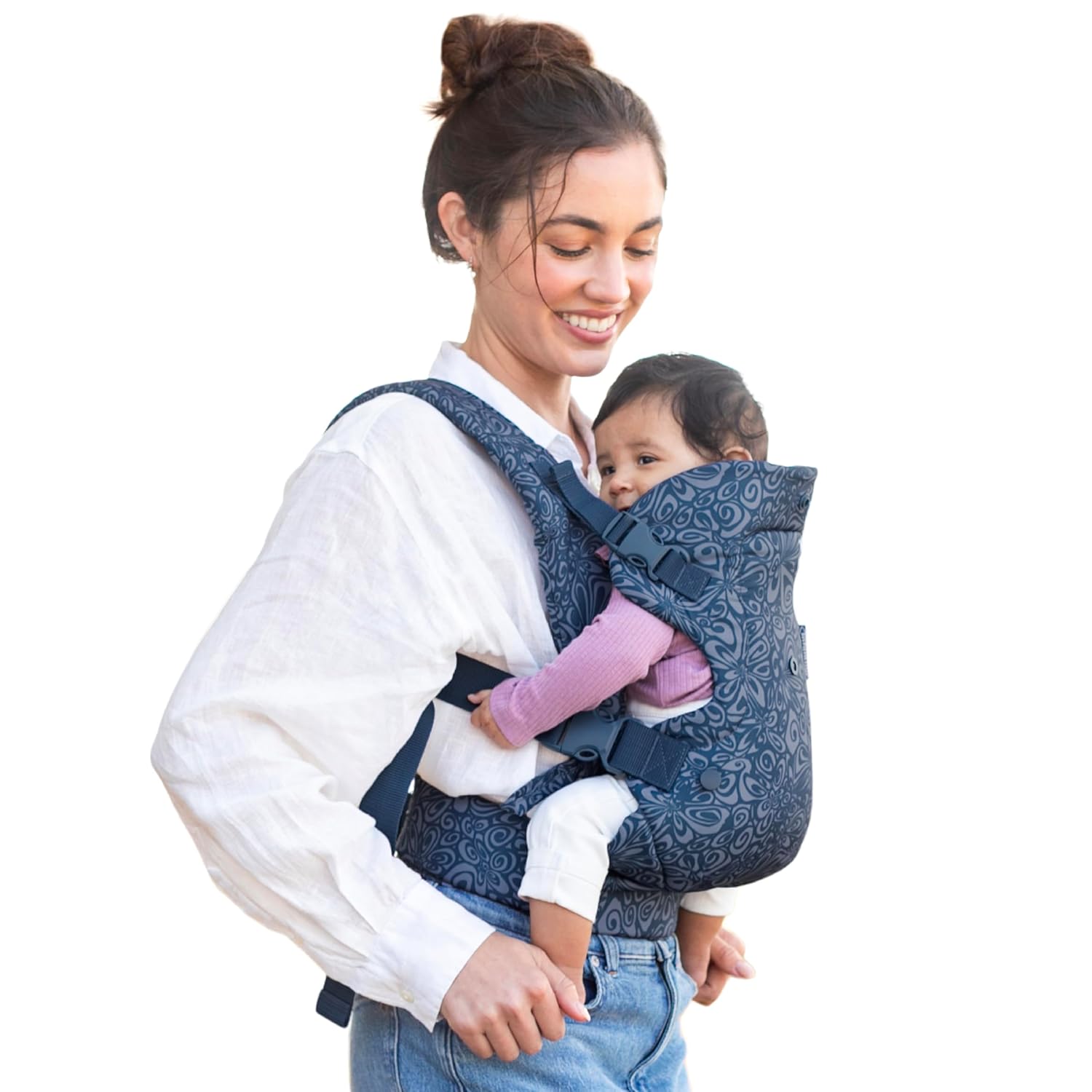 Infantino Flip 4-in-1 Convertible Baby Carrier, Adjustable, Ergonomic Babywearing, Registry Essential, Baby Carrier for Newborn to Toddler, Gray - Image 13