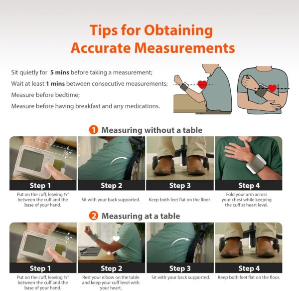 iHealth Push Wrist Blood Pressure Monitor, Digital Bluetooth Blood Pressure Machine with Large Display and Portable Carrying Case for at Home and Travel Use