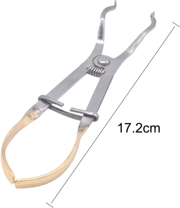Angzhili 1 Piece Dental Sectional Matrix Pliers,Metal Matrices Band Forceps,Clip Ring Placing Pliers,Stainless Steel Material,Oral Care Tools