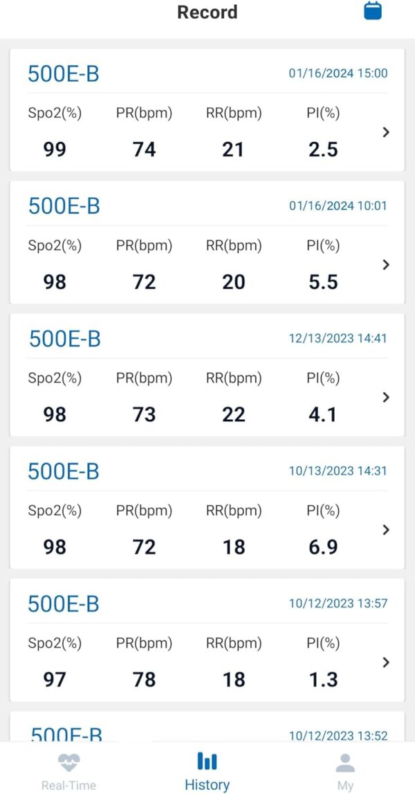 Zacurate FSA/HSA Eligible 500E-B Wireless Bluetooth Fingertip Blood Pulse Oximeter Monitor with FREE App, SpO2, Heart Rate, Plethysmograph, and Perfusion Index Finger Oxygen Sensor Meter