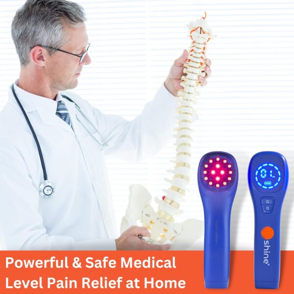 Red Light Therapy for Body – Clinical Grade Red Light Therapy Plus Infrared Light Therapy – LED Light Dual Wavelength 660/850nm. Joint and Muscle Infrared Red Light Therapy Device High Power by SHINE