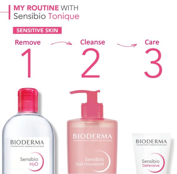 Bioderma Sensibio Foaming Gel Cleansing and Make-Up Removing Refreshing feeling for Sensitive Skin Unscented