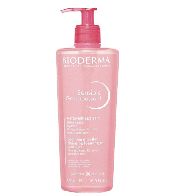 Bioderma Sensibio Foaming Gel Cleansing and Make-Up Removing Refreshing feeling for Sensitive Skin Unscented