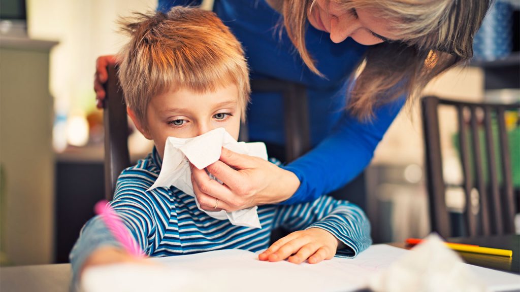 Coughs and colds (in children)