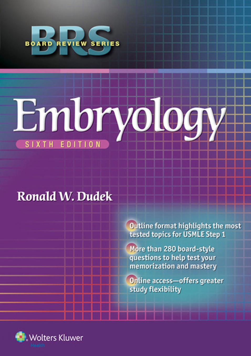 BRS Embryology (Dudek) 6th edition  (2014)(Board Review Series)