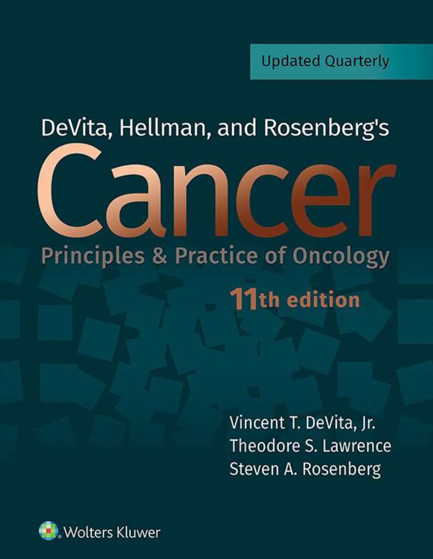 Cancer: Principles and Practice of Oncology (DeVita) 11th edition (2019)