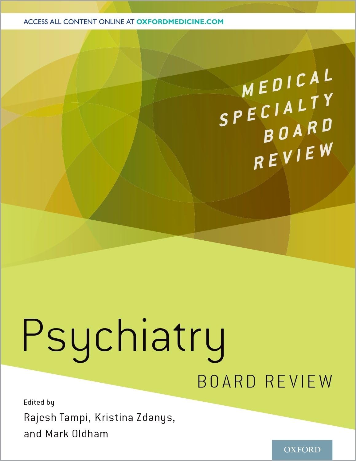 Psychiatry. A Comprehensive Board Review (Tampi) 1st edition (2017)